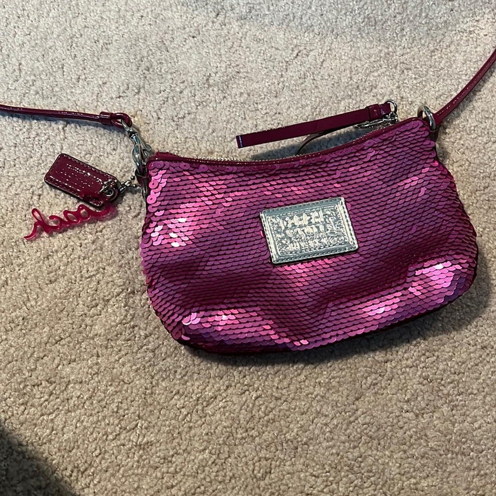 Pink Coach Poppy bag